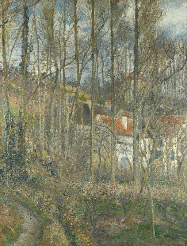 Camille Pissarro The Cote des Boeufs at L Hermitage